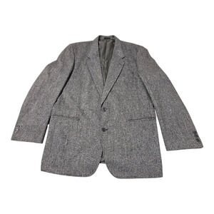 The Men's Store 46R Sport Jacket Gray Herringbone Pre-owned in great shape